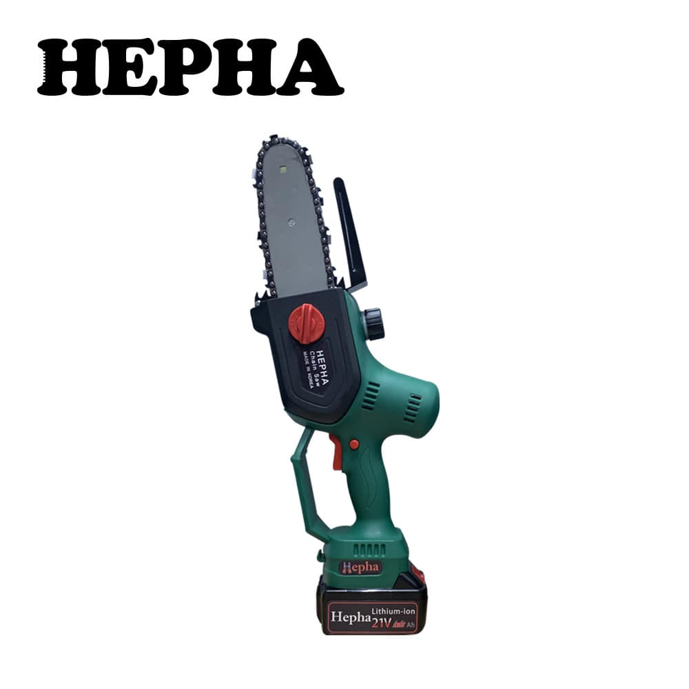 HEPHA 헤파 충전체인톱 KS63 /6인치/미니톱/충전톱