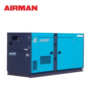 에어맨 방음형 디젤 발전기 SDG150S/산업용/비상용